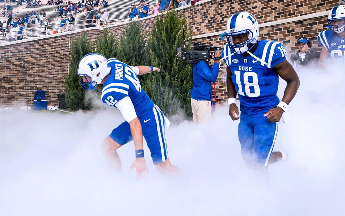 duke football game today